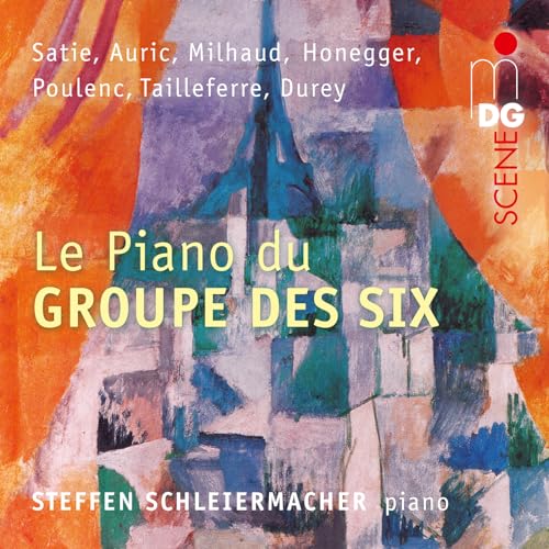 CD cover for "Le Piano du Groupe des Six" by Steffen Schleiermacher.