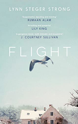 Book cover: "Flight" by Lily King, featuring a bird in flight.