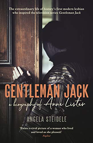 Book cover depicting a shadowy figure and the title “Gentleman Jack.”