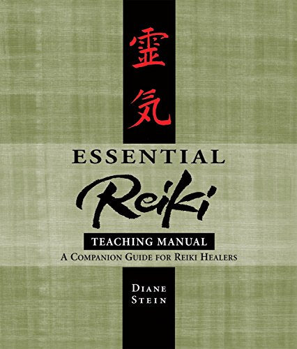 Book cover for “Essential Reiki Teaching Manual” with Japanese characters.