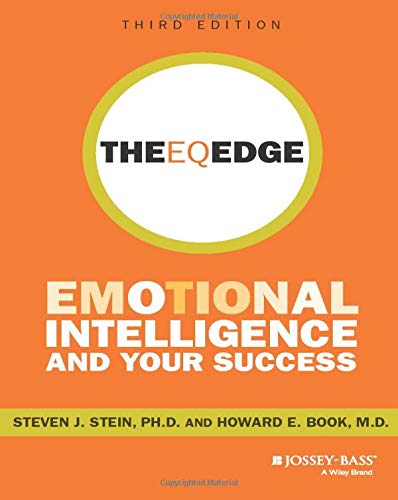 Book cover: "The EQ Edge" with orange and white design, third edition.