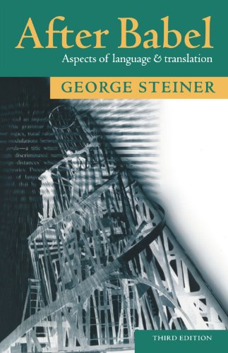 Book cover for “After Babel” by George Steiner, featuring a tower image.