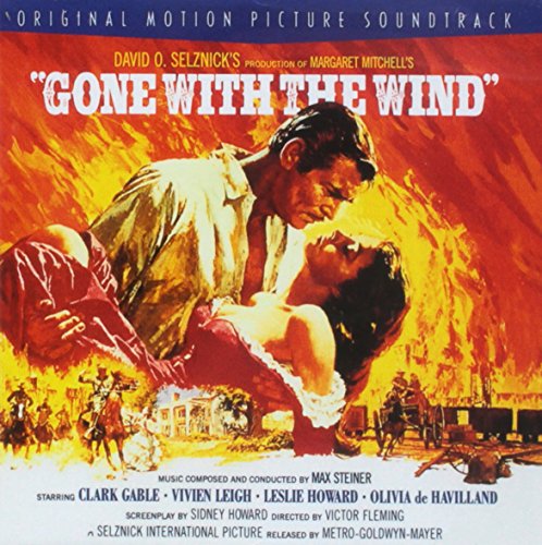 CD cover art showing Clark Gable and Vivien Leigh embracing against a fiery background.