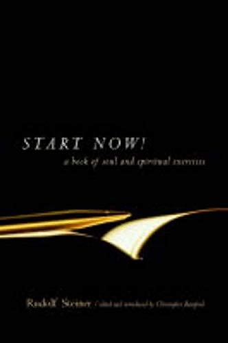 Book cover titled Start Now! with a glowing abstract graphic on a black background.