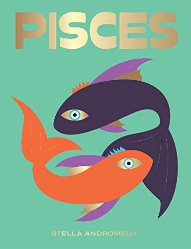 Book cover with the word “PISCES” above two stylized fish illustrations.