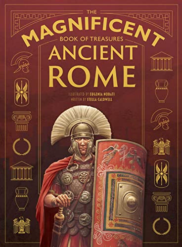 Book cover depicting a Roman soldier in helmet and red cape.
