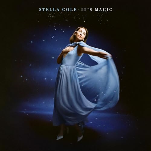 CD cover: Stella Cole in a blue dress against a starry background.