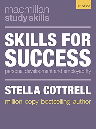Book cover for Skills for Success by Stella Cottrell, fourth edition, purple background.