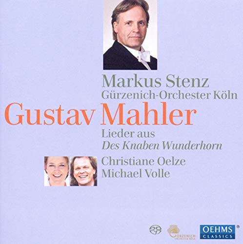 CD cover for Mahler’s “Des Knaben Wunderhorn” with portraits of musicians.