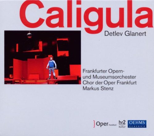 CD cover for opera "Caligula" featuring a stage performance image.