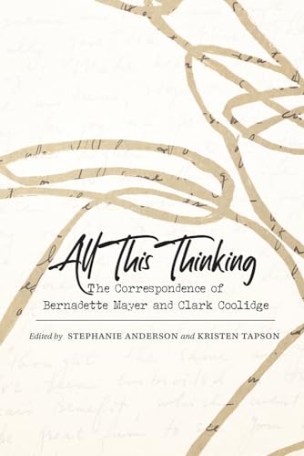 Book cover with swirling handwriting and title "All This Thinking.
