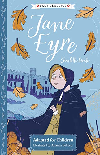 Book cover illustration of a young woman in a cloak with falling autumn leaves.