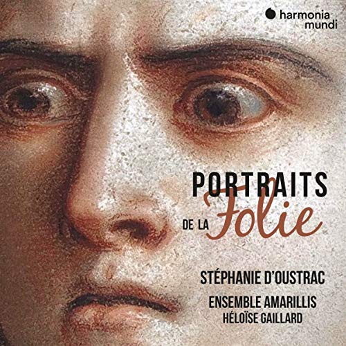 CD cover featuring a close-up, textured portrait and bold text.