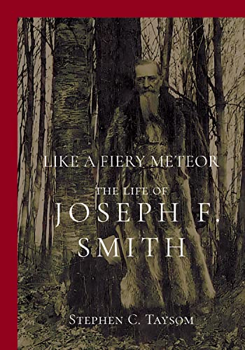 Book cover: portrait of Joseph F. Smith against a forest backdrop.