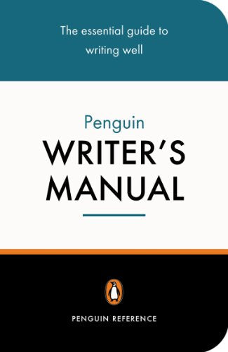 Book cover: "The Penguin Writer's Manual" with penguin logo.