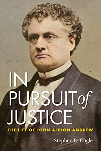 Book cover featuring a portrait of 19th-century man John Albion Andrew.