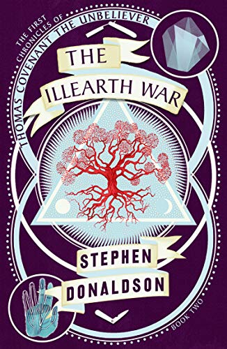 Book cover: "The Illearth War" with a red tree inside a triangle.