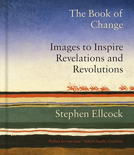 Book cover: "The Book of Change" with abstract red and orange imagery.