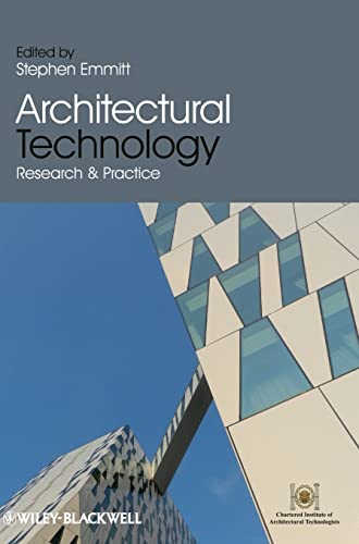 Book cover for “Architectural Technology” with a modern building facade.