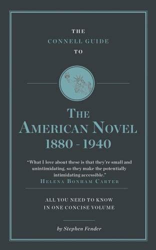 Book cover: "The Connell Guide to The American Novel 1880-1940".