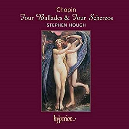 CD cover featuring a painting of a couple embraced by winged figures.