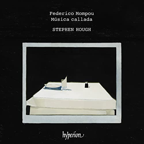CD cover for Stephen Hough’s “Música callada” with a still life image.