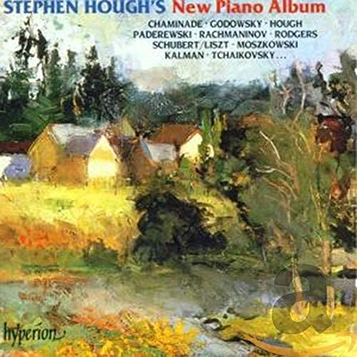 CD cover featuring a painted landscape with buildings and foliage.