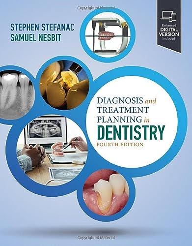 Dentistry textbook cover with images of teeth, scans, and dental tools.