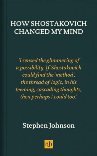 Book cover with white title and author name on a dark green background.