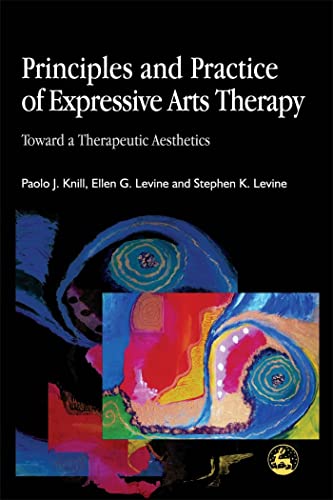 Book cover with white text and abstract colorful artwork below.