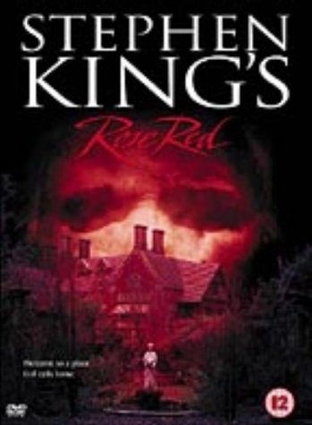 DVD cover for Stephen King’s “Rose Red” featuring a haunted house.