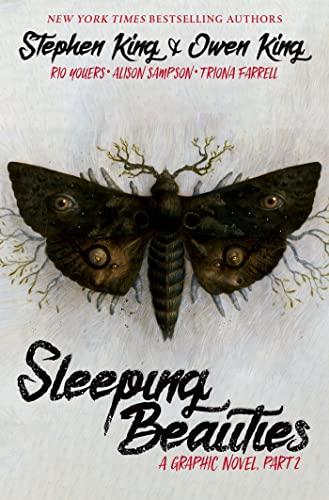 Cover of “Sleeping Beauties, Vol. 2” graphic novel featuring a moth.