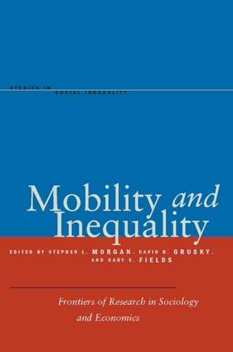 Blue and red book cover with white text: "Mobility and Inequality.