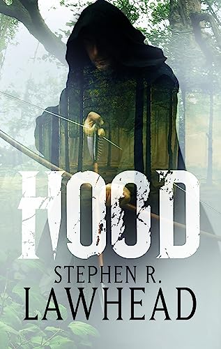Book cover: hooded figure with bow and arrow in a forest.