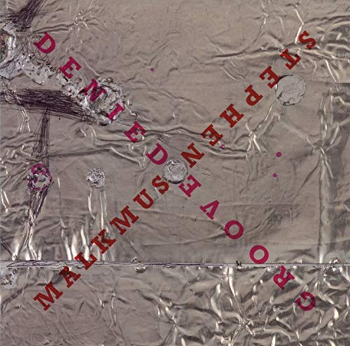 CD cover for Stephen Malkmus’ “Groove Denied” with crumpled foil texture.