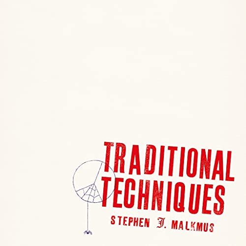 Album cover for Stephen Malkmus’ “Traditional Techniques” with geometric design.