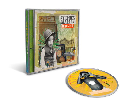 Stephen Marley "Old Soul" CD case and disc with portrait cover art.