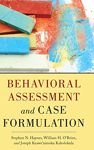 Book cover: "Behavioral Assessment and Case Formulation" with colorful pastels.