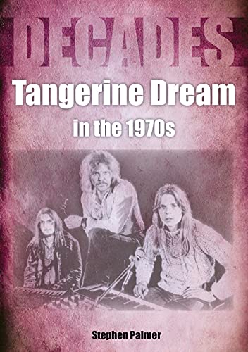 Book cover featuring Tangerine Dream band members from the 1970s.