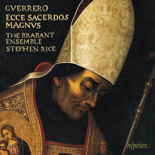 CD cover featuring a detailed painting of a mitred bishop’s head.