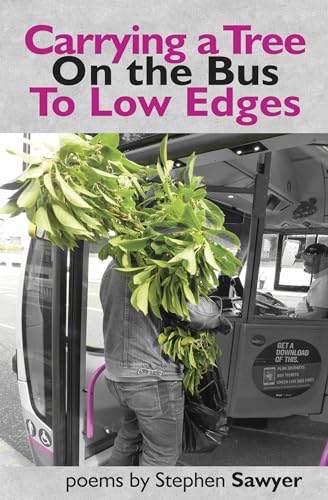 Book cover: person boarding a bus with large leafy branches.