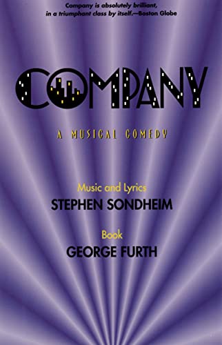 Cover of "Company" musical comedy script by Sondheim and Furth.