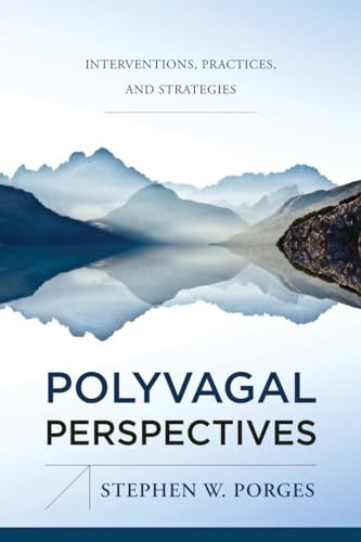 Book cover with mountain landscape and title "Polyvagal Perspectives" by Stephen Porges.