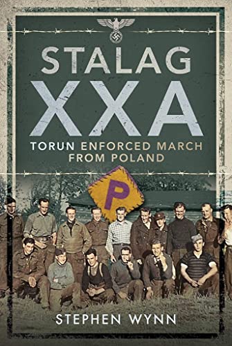 Book cover featuring a group of men and a Polish prisoner badge.