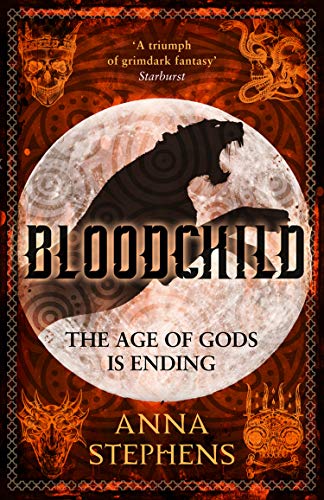 Book cover: “Bloodchild” with a black panther silhouette and ornate design.