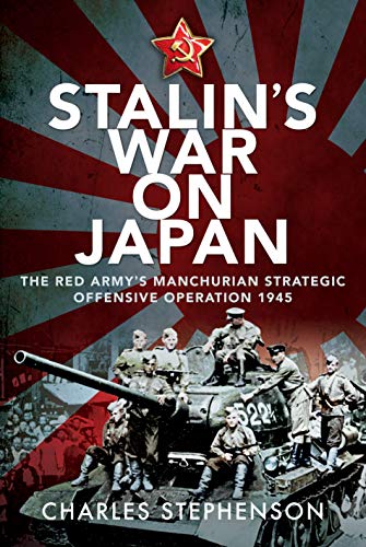 Book cover showing Soviet soldiers on a tank against a Japanese rising sun background.