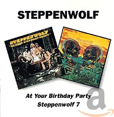Two Steppenwolf album covers shown side by side against a white background.
