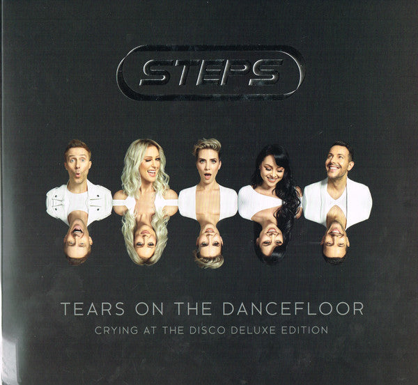 Steps album cover, "Tears on the Dancefloor", featuring band members’ faces.