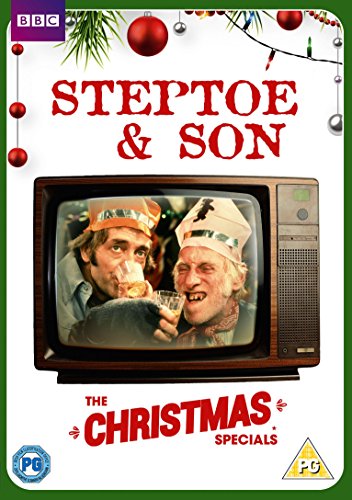 DVD cover featuring an old TV showing two men drinking, surrounded by festive decorations.