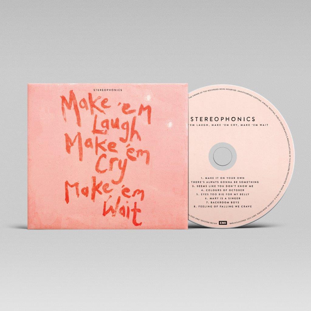 Stereophonics album “Make em Laugh, Make em Cry…” CD with pink cover.